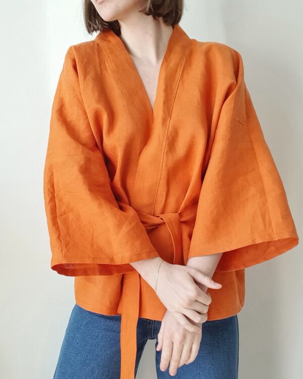 Kimono in orange