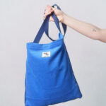 Tess Tote (Blue Corduroy)